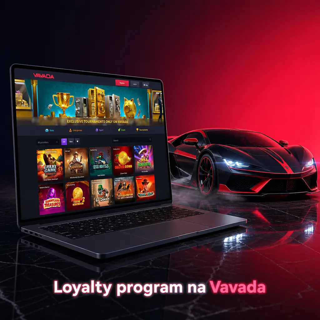 Prikaz Vavada loyalty programa sa nivoima od Novajlije do VIP statusa i pripadajućim nagradama