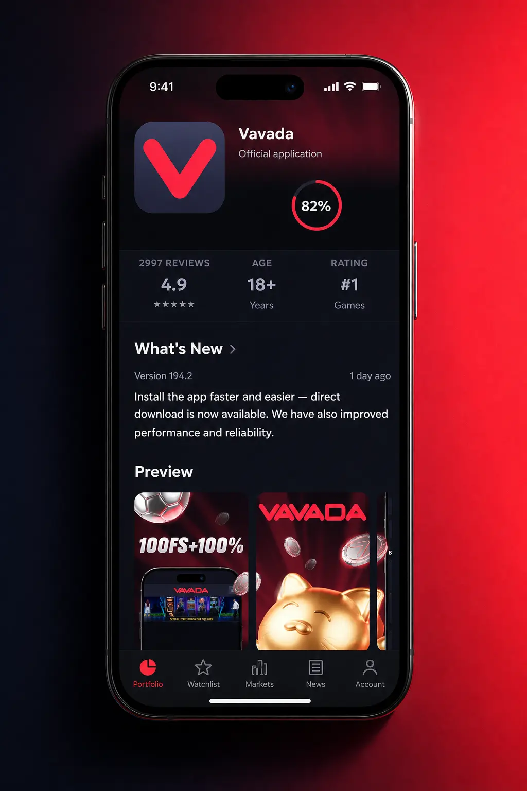 Preuzimanje Vavada iOS aplikacije u pet jednostavnih koraka na mobilnom uređaju