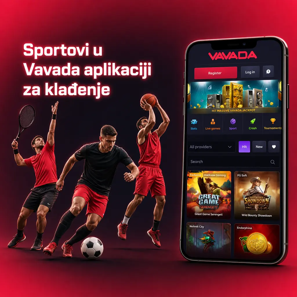 Sportovi dostupni za klađenje u Vavada aplikaciji: fudbal, košarka, tenis, esports, MMA i drugi u LIVE i LINE režimu.