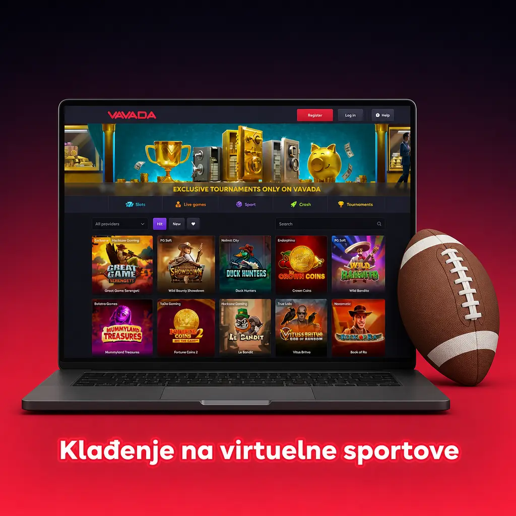 Klađenje na virtuelne sportove na Vavada platformi - virtuelni fudbal, trke konja, tenis i košarka