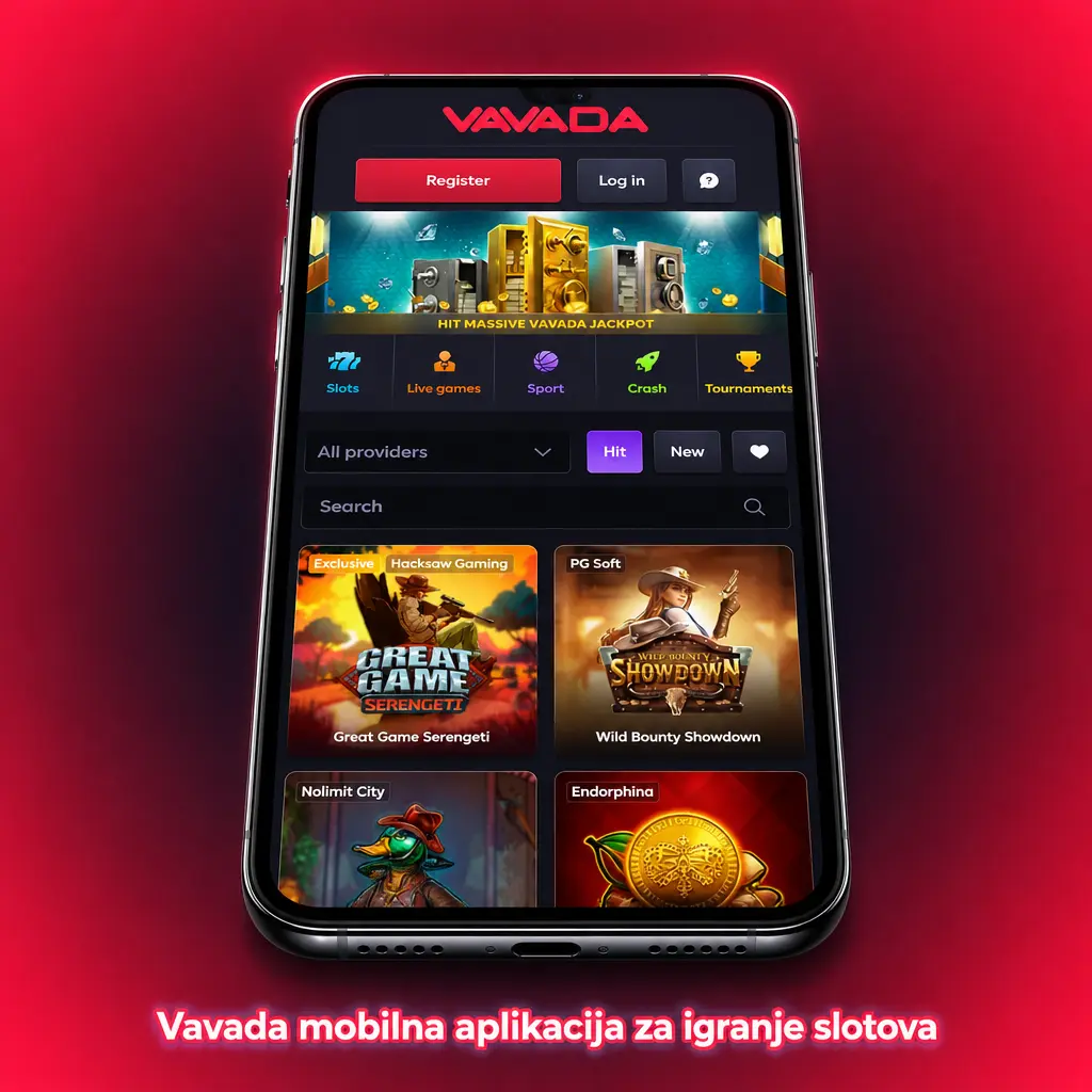 Vavada mobilna aplikacija za slotove – brza prijava, ceo lobi igara na telefonu, instalacija preko QR koda ili APK fajla.