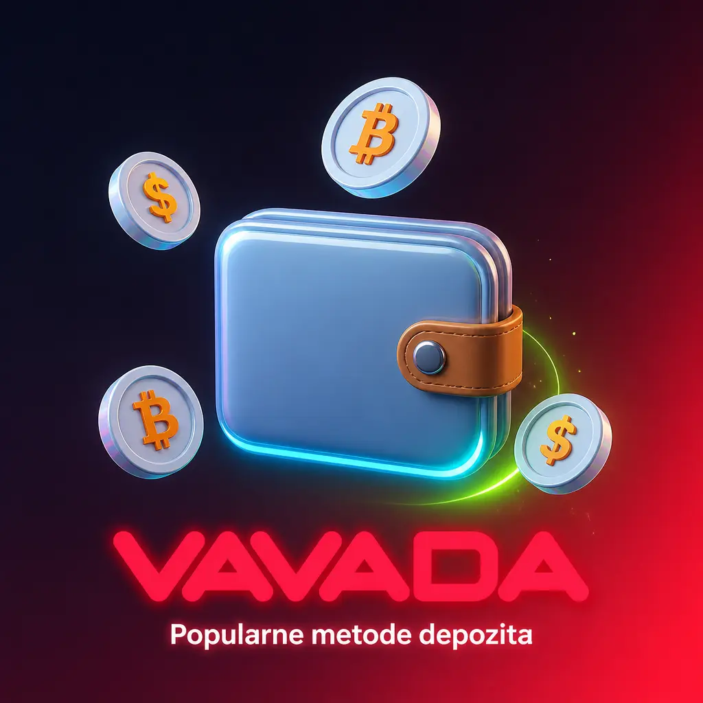 Prikaz popularnih metoda depozita na Vavada: kartice, e-novčanici i kriptovalute za igrače iz Srbije.