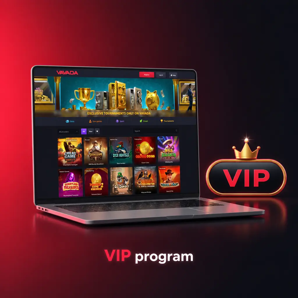 Vavada VIP program – šest nivoa od Bronze do Diamond sa cashbackom do 15%